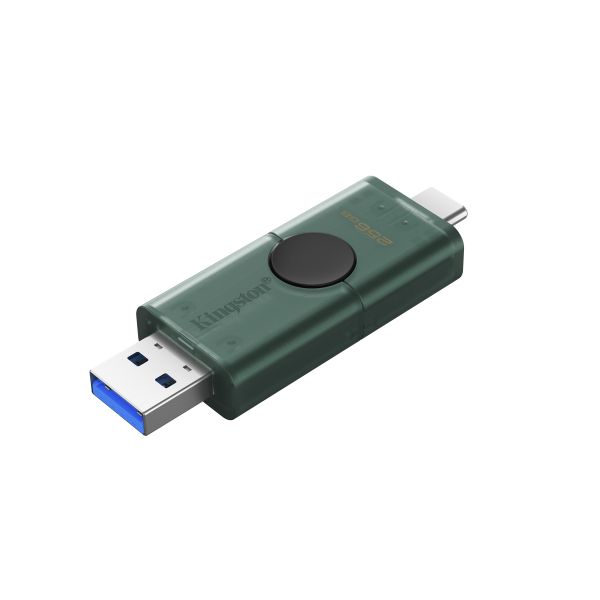 DataTraveler Duo G2/128GB/USB 3.2/USB-A + USB-C/Zelená DTDEG2/128GB