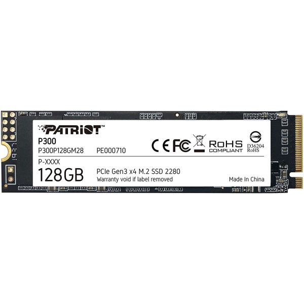 PATRIOT P300/128GB/SSD/M.2 NVMe/5R P300P128GM28