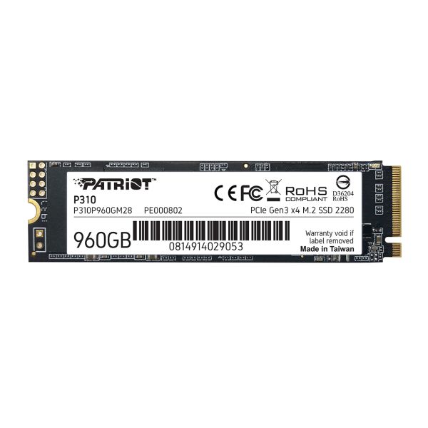 PATRIOT P310/960GB/SSD/M.2 NVMe/5R P310P960GM28