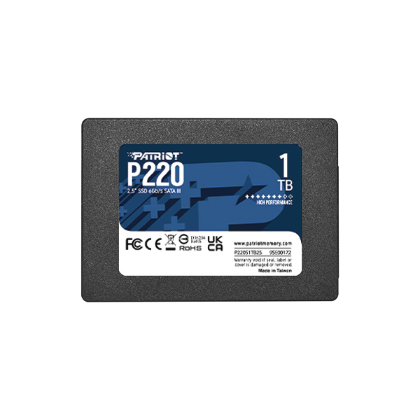PATRIOT P220/1TB/SSD/2.5"/SATA/3R P220S1TB25