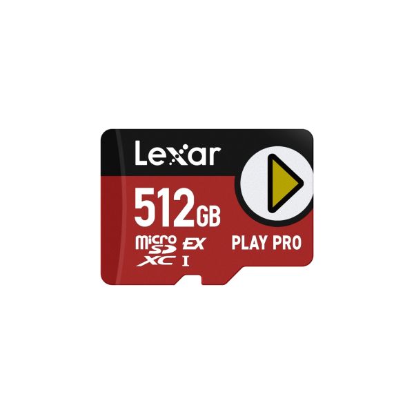 Lexar 512GB PLAY Pro microSD Express 7.1 C10 U3