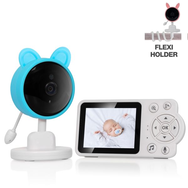 EVOLVEO Baby Monitor N3, dětská videoopatrovateľka, modrá CAM-3B