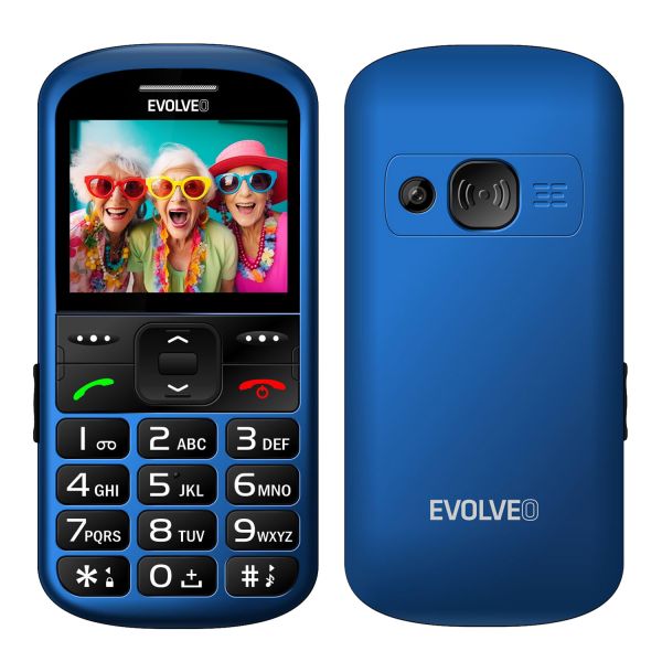 EVOLVEO EasyPhone XS, mobilný telefón pre seniorov, modrý EP-570-XS-BL
