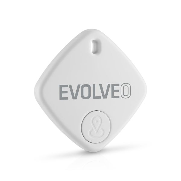 EVOLVEO TrackTag, Bluetooth lokátor s Apple Find My, biely TRACKTAG-WH