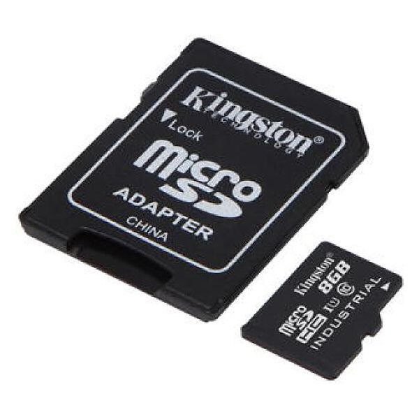 Kingston Industrial/micro SDHC/8GB/UHS-I U3 / Class 10/+ Adaptér SDCIT2/8GB