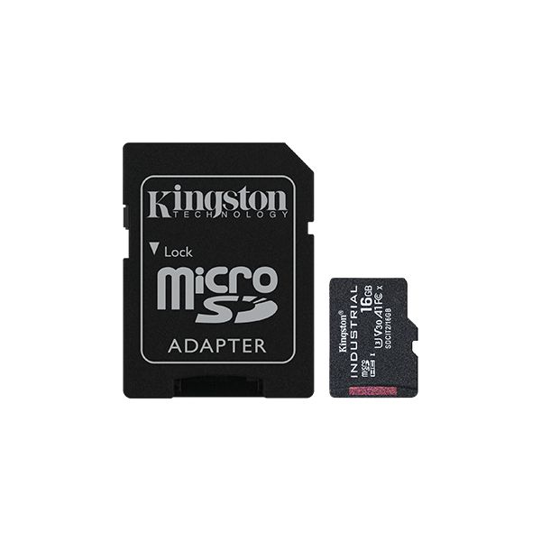 Kingston Industrial/micro SDHC/16GB/UHS-I U3 / Class 10/+ Adaptér SDCIT2/16GB