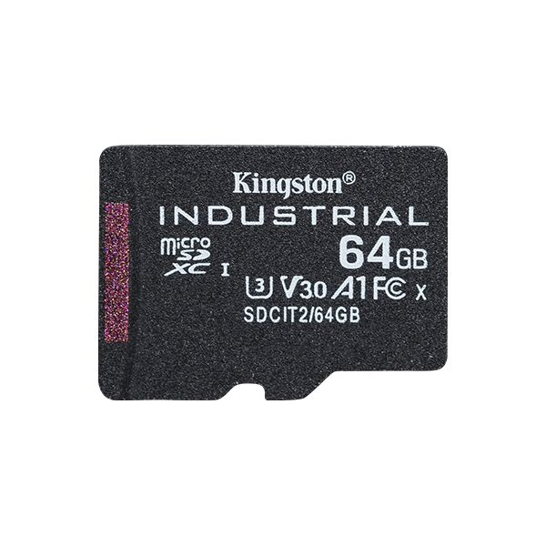 Kingston Industrial/micro SDHC/64GB/UHS-I U3 / Class 10 SDCIT2/64GBSP