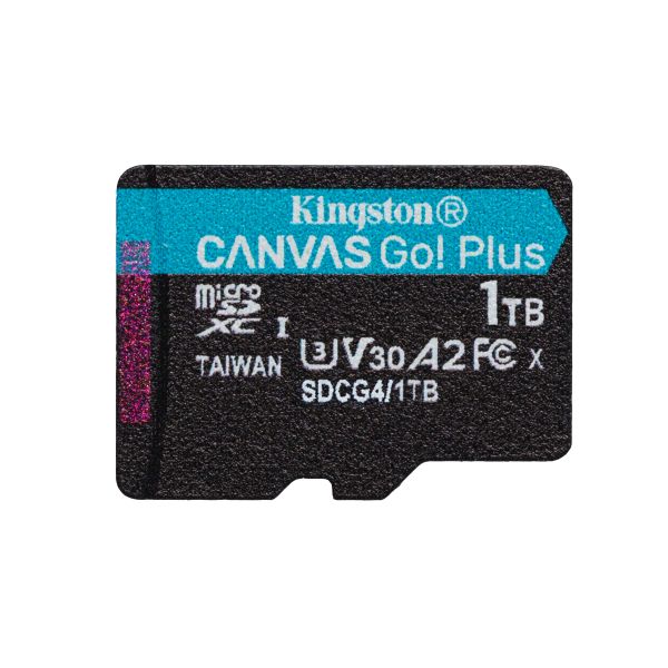 Kingston Canvas Go Plus A2/Micro SDXC/1TB/UHS-I U3 / Class 10 SDCG4/1TBSP