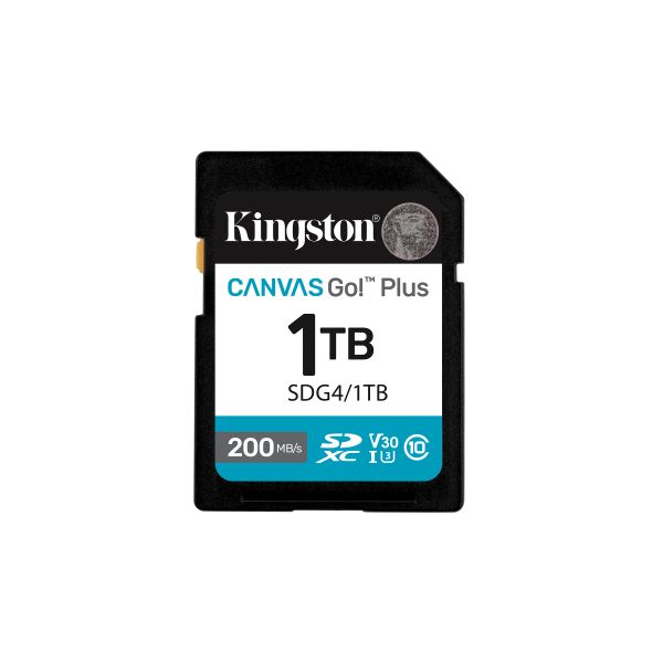 Kingston Canvas Go Plus/SDXC/1TB/UHS-I U3 / Class 10 SDG4/1TB