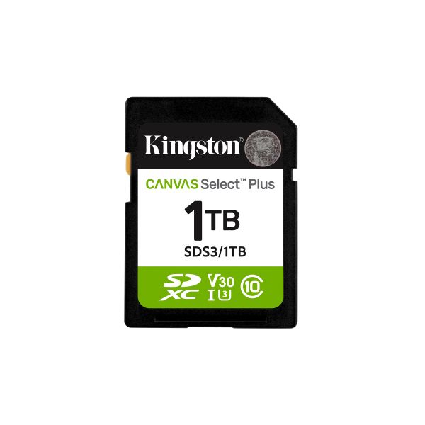 Kingston Canvas Select Plus/SDXC/1TB/UHS-I U3 / Class 10 SDS3/1TB