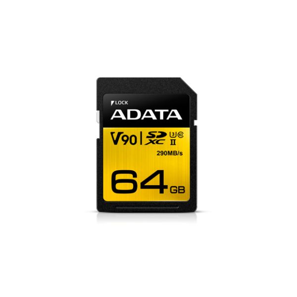 Adata/SDXC/64GB/UHS-II U3 / Class 10 ASDX64GUII3CL10-C