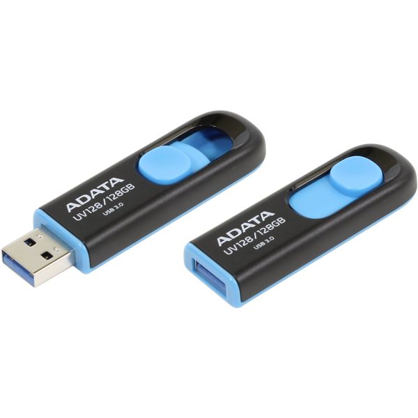 ADATA UV128/128GB/USB 3.2/USB-A/Modrá AUV128-128G-RBE