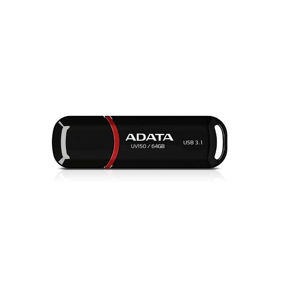 ADATA UV150/64GB/USB 3.2/USB-A/Čierna AUV150-64G-RBK