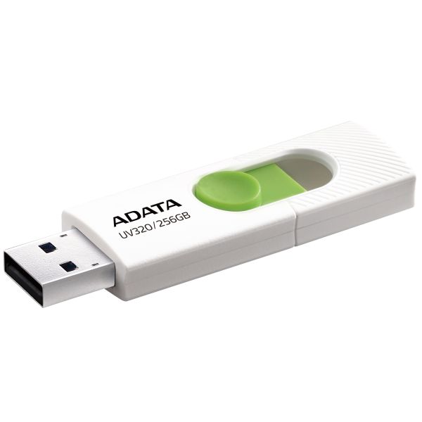 ADATA UV320/256GB/USB 3.2/USB-A/Biela AUV320-256G-RWHGN