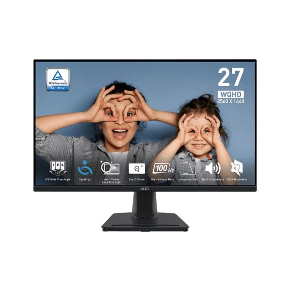 MSI Pro/MP275Q/27"/IPS/QHD/100Hz/1ms/Čierna/3R PRO MP275Q