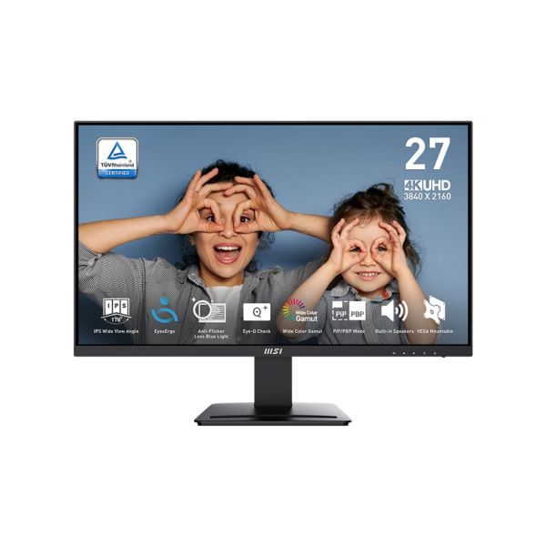 MSI Pro/MP273U/27"/IPS/4K UHD/60Hz/4ms/Čierna/3R PRO MP273U