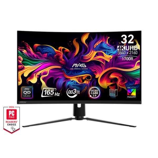 MSI MAG/321CUP/31,5"/QD-OLED/4K UHD/165Hz/0,03ms/Čierna/3R MAG 321CUP QD-OLED