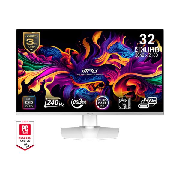 MSI MPG/321URXW/31,5"/QD-OLED/4K UHD/240Hz/0,03ms/Biela/3R MPG 321URXW QD-OLED