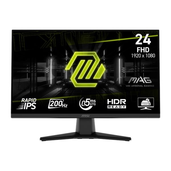 MSI MAG/242F/23,8"/IPS/FHD/200Hz/0,5ms/Čierna/3R MAG 242F