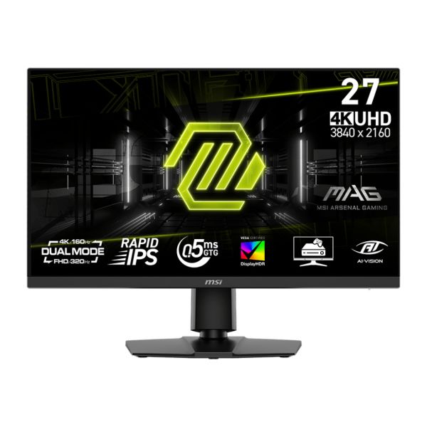 MSI MAG/272URDF E16/27"/IPS/4K UHD/320Hz/0,5ms/Čierna/3R MAG 272URDF E16