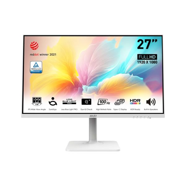 MSI Modern/MD2712PW/27"/IPS/FHD/100Hz/1ms/White/2R Modern MD2712PW