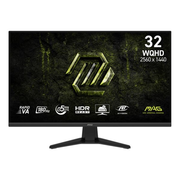 MSI MAG/325QF E18V/31,5"/VA/QHD/180Hz/0,5ms/Čierna/3R MAG 325QF E18V