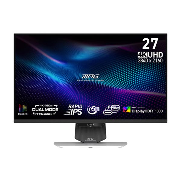 MSI MPG/274URDFW E16M/27"/IPS/4K UHD/160Hz/0,5ms/Biela/3R MPG 274URDFW E16M