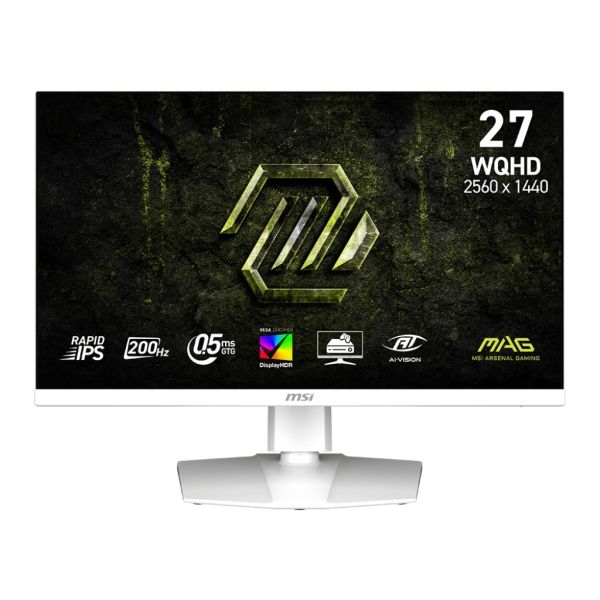 MSI MAG/274QRFW E20/27"/IPS/QHD/200Hz/0,5ms/Biela/3R MAG 274QRFW E20