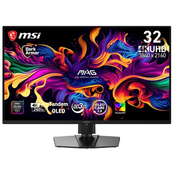 MSI MAG/321UP X24/31,5"/QD-OLED/4K UHD/240Hz/0,03ms/Čierna/3R MAG 321UP QD-OLED X24