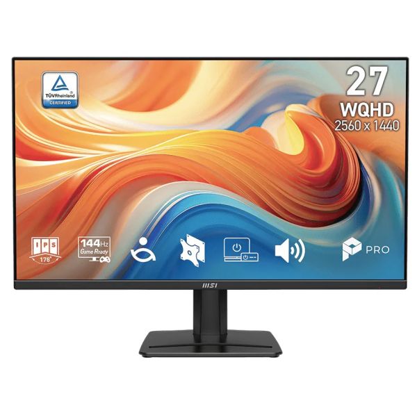 MSI Pro/MP275Q E14/27"/IPS/QHD/144Hz/1ms/Čierna/3R PRO MP275Q E14