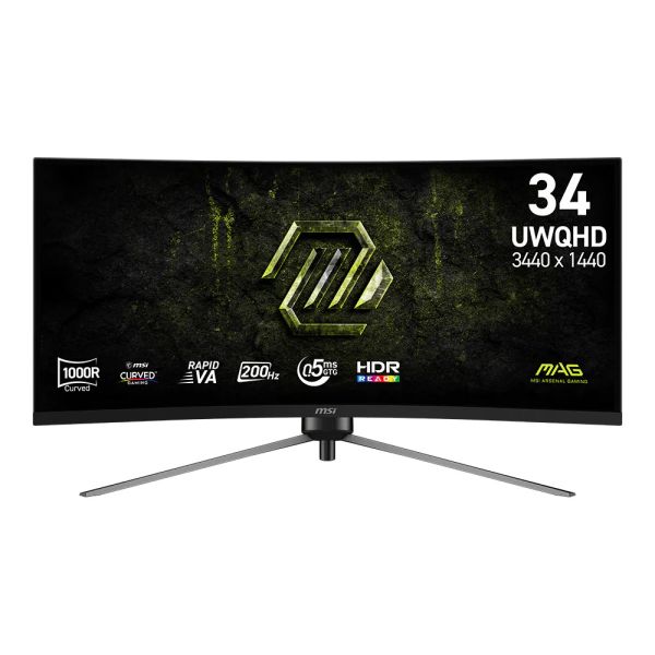 MSI MAG/345CQRF E20/34"/VA/UWQHD/200Hz/0,5ms/Čierna/3R MAG 345CQRF E20