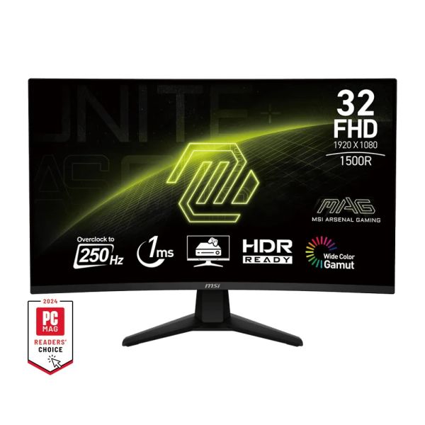 MSI MAG/32C6X/31,5"/VA/FHD/250Hz/1ms/Čierna/3R MAG 32C6X