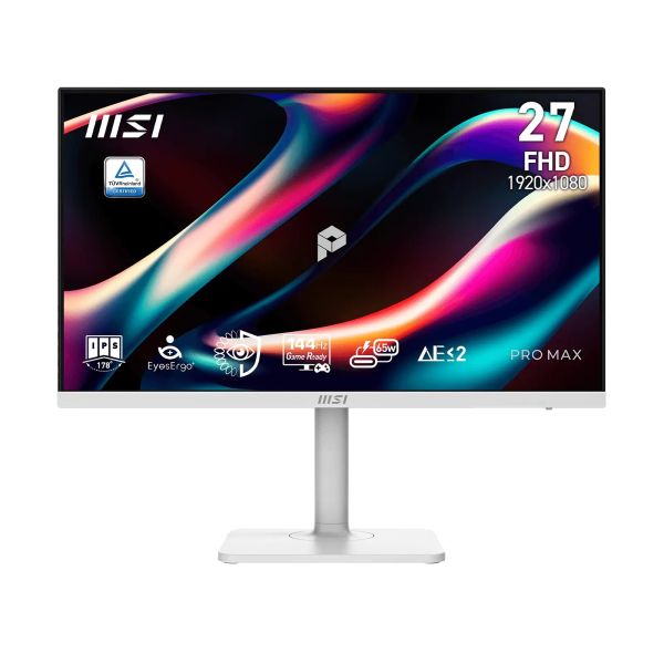 MSI PRE MAX/271PHW E14/27"/IPS/FHD/144Hz/1ms/Biela/3R PRO MAX 271PHW E14