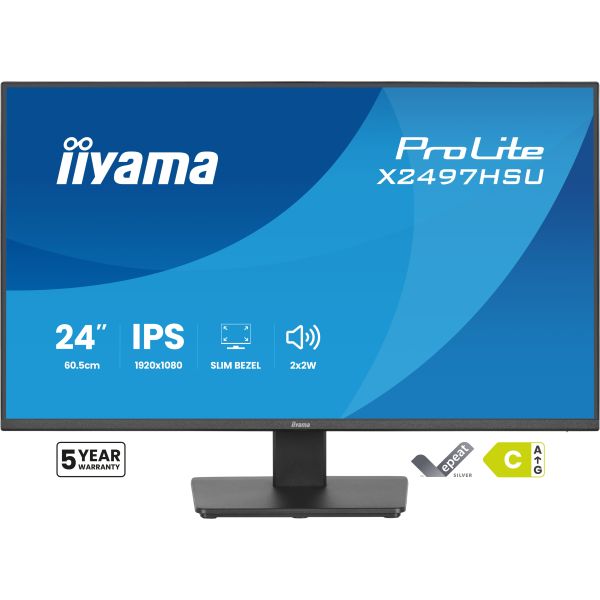 iiyama ProLite/X2497HSU-B1/23,8"/IPS/FHD/120Hz/4ms/Čierna/5R X2497HSU-B1
