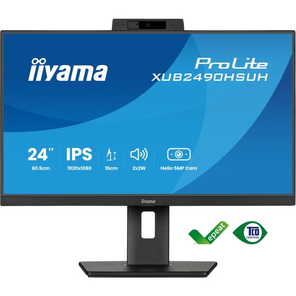 iiyama ProLite/XUB2490HSUH-B2/23,8"/IPS/FHD/100Hz/4ms/Black/3R XUB2490HSUH-B2