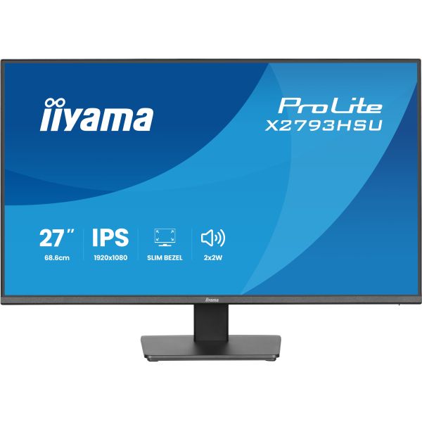 iiyama ProLite/X2793HSU-B1/27"/IPS/FHD/120Hz/1ms/Čierna/3R X2793HSU-B1