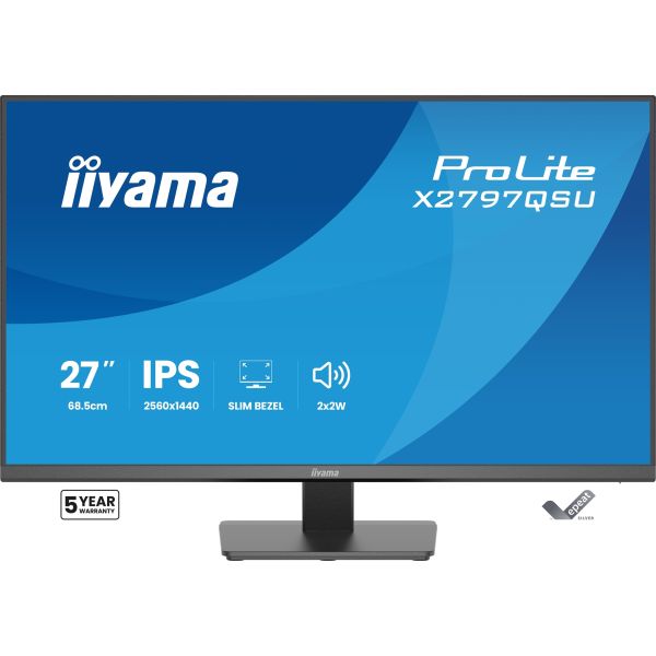 iiyama ProLite/X2797QSU-B1/27"/IPS/QHD/75Hz/1ms/Čierna/5R X2797QSU-B1