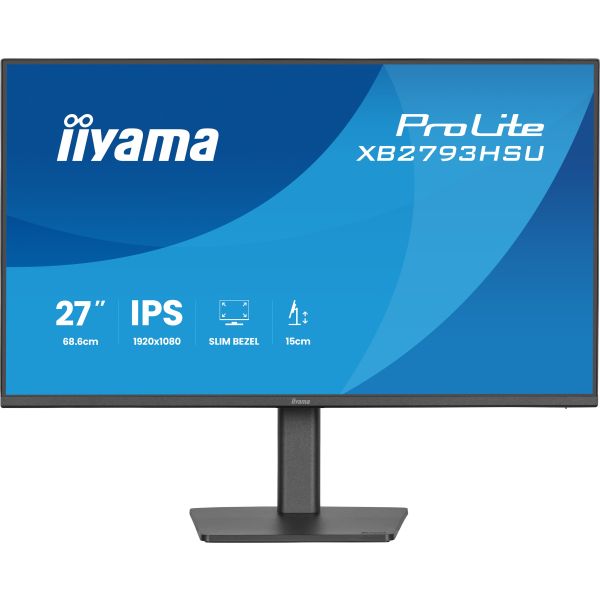 iiyama ProLite/XB2793HSU-B1/27"/IPS/FHD/120Hz/1ms/Čierna/3R XB2793HSU-B1