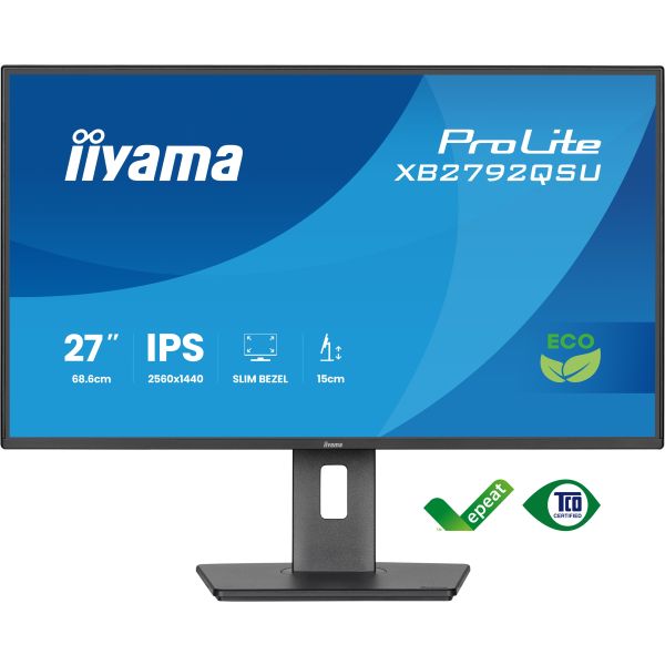 iiyama ProLite/XB2792QSU-B1/27"/IPS/QHD/120Hz/3ms/Čierna/3R XB2792QSU-B1