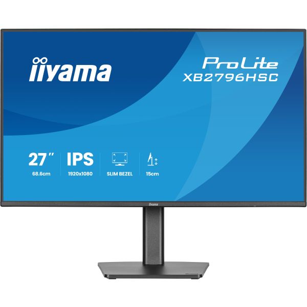 iiyama ProLite/XB2796HSC-B1/27"/IPS/FHD/144Hz/3ms/Čierna/3R XB2796HSC-B1