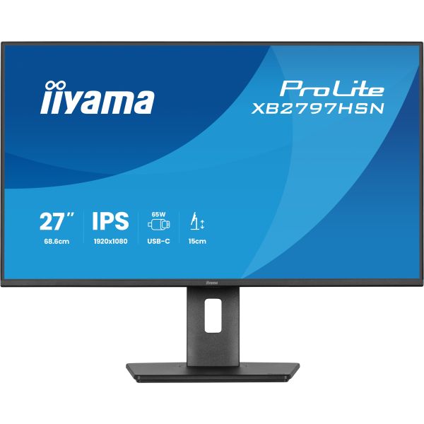 iiyama ProLite/XB2797HSN-B1/27"/IPS/FHD/120Hz/1ms/Čierna/5R XB2797HSN-B1