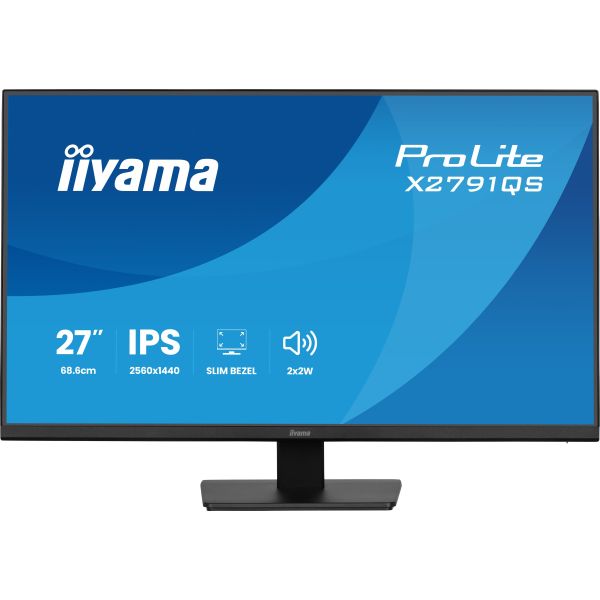 27" iiyama X2791QS-B1: IPS, QHD, HDMI, DP X2791QS-B1