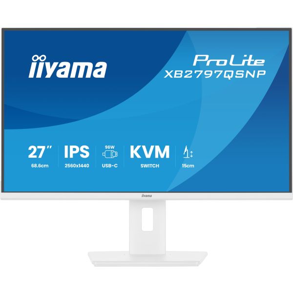 iiyama ProLite/XB2797QSNP-W1/27"/IPS/QHD/75Hz/1ms/Biela/5R XB2797QSNP-W1