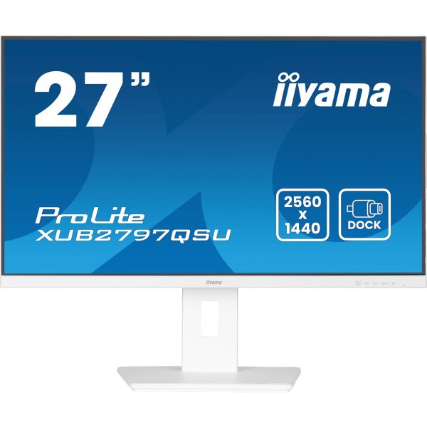 iiyama ProLite/XUB2797QSU-W2/27"/IPS/QHD/100Hz/1ms/White/5R XUB2797QSU-W2