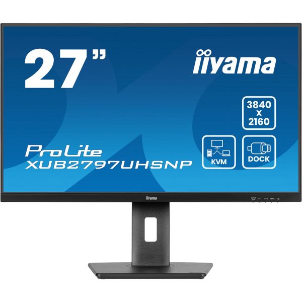 iiyama ProLite/XUB2797UHSNP-B1/27"/IPS/4K UHD/60Hz/4ms/Čierna/5R XUB2797UHSNP-B1