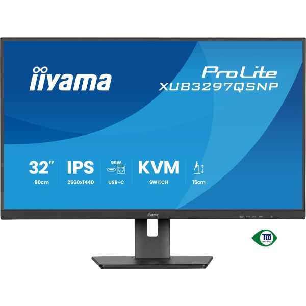 iiyama ProLite/XUB3297QSNP-B1/32"/IPS/QHD/100Hz/1ms/Čierna/5R XUB3297QSNP-B1