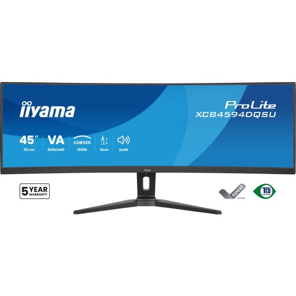 iiyama ProLite/XCB4594DQSU-B1/44,5"/VA/DQHD/75Hz/2ms/Čierna/3R XCB4594DQSU-B1