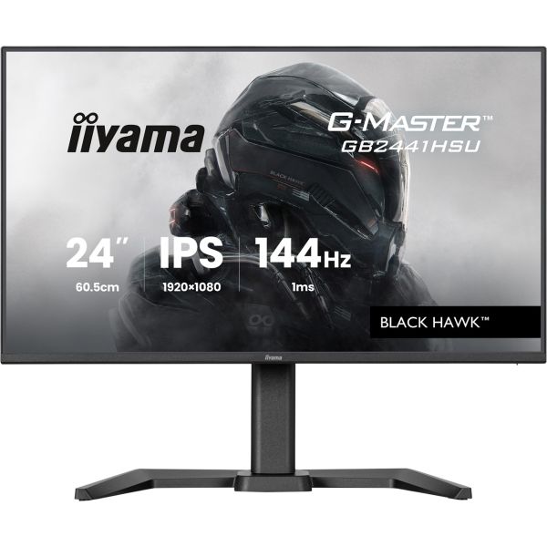 iiyama G-Master/GB2441HSU-B1/23,8"/IPS/FHD/144Hz/1ms/Čierna/3R GB2441HSU-B1