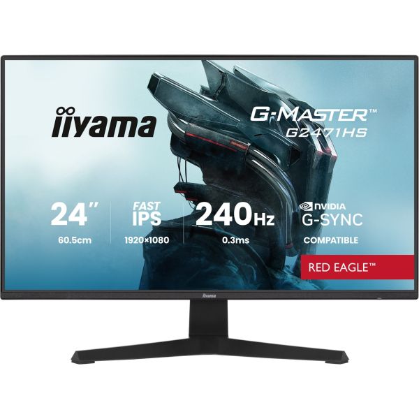 iiyama G-Master/G2471HS-B1/23,8"/IPS/FHD/240Hz/0,3ms/Čierna/3R G2471HS-B1