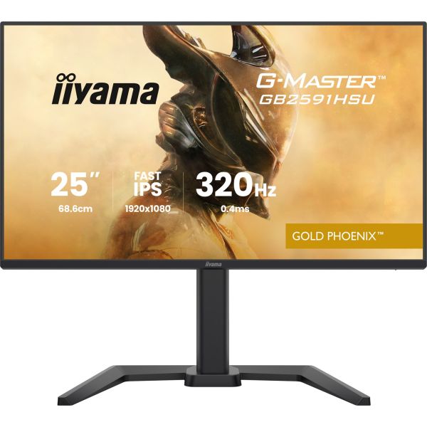 iiyama G-Master/GB2591HSU-B1/24,5"/IPS/FHD/320Hz/0,4ms/Čierna/3R GB2591HSU-B1